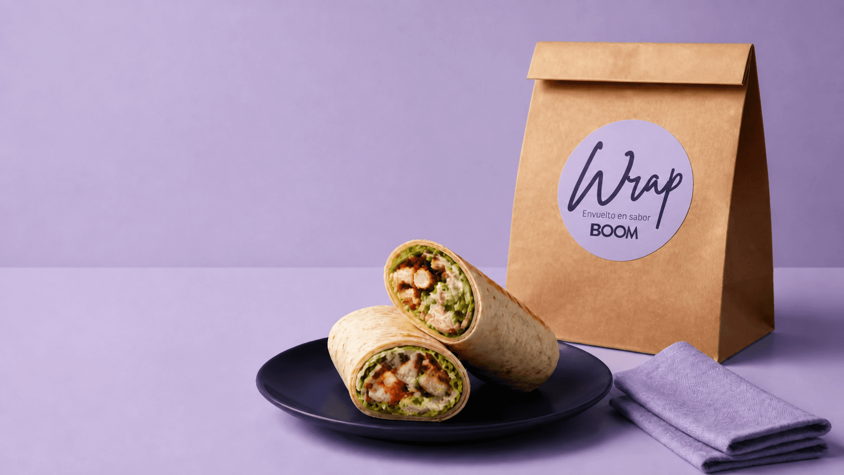 Wraps listos para pedir por delivery